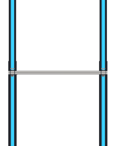 Industrial Paint Drying racks FlexiRacks model 2C2W - Top