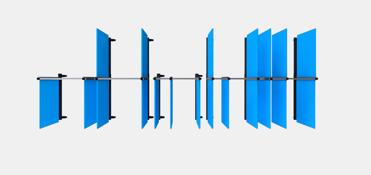 Industrial Paint Drying racks FlexiRacks Modular Products